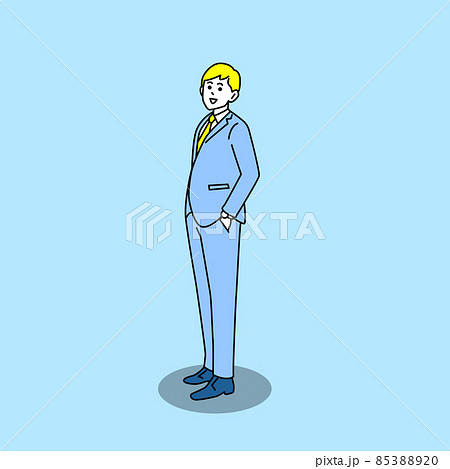 ビジネスマン　男性　ポーズ 85388920