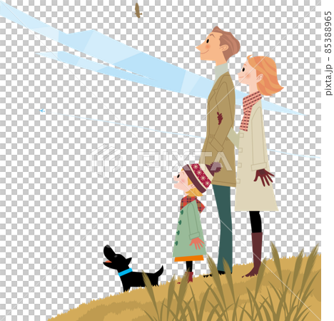 冬の家族 85388965