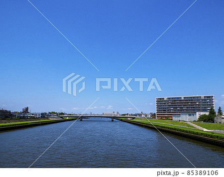 涼風橋・新中川・江戸川区 85389106