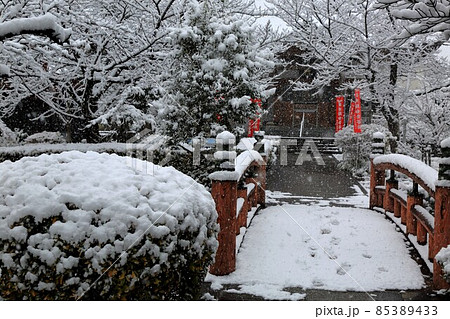 弘法大師の寺：冬の円鏡寺・80（岐阜県本巣郡北方町） 85389433