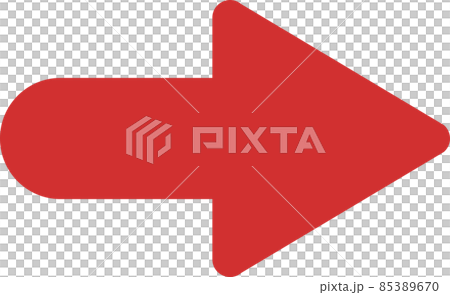 Simple illustration of red arrow 85389670