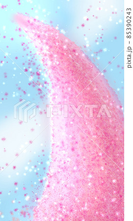 空に舞い踊る花弁の竜巻イラストのイラスト素材 [85390243] - PIXTA
