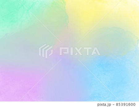 パステルカラーのグラデーション背景のイラスト素材