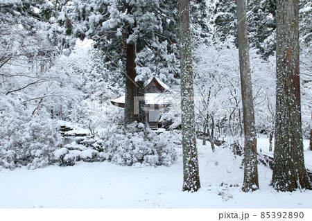 雪の三千院 85392890
