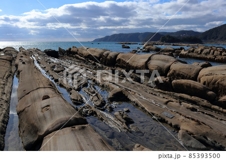 竜串海岸 欄間石 自然美 (高知県 土佐清水市) 竜串海岸 欄間石 自然美 (高知県 土佐清水市) 85393500