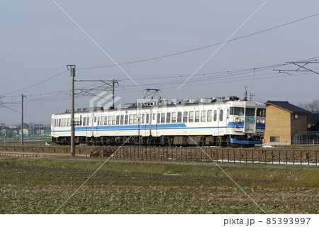 北陸本線 美川-加賀笠間 JR西日本 475系 A21編成(金沢) 北陸本線 美川-加賀笠間 JR西日本 475系 A21編成(金沢) 85393997