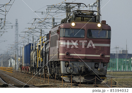 北陸本線 美川-加賀笠間 JR貨物 EF81-26(富山) 北陸本線 美川-加賀笠間 JR貨物 EF81-26(富山) 85394032