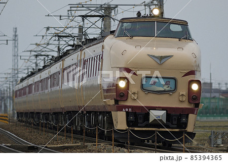 北陸本線 美川-加賀笠間 JR西日本 485系 A08編成(京都) 雷鳥 北陸本線 美川-加賀笠間 JR西日本 485系 A08編成(京都) 雷鳥 85394365