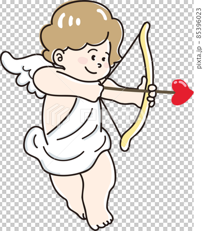 キューピッドのイラストのイラスト素材