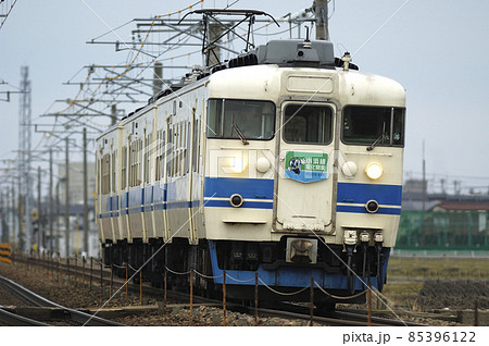 北陸本線　美川－加賀笠間　JR西日本　413系　B02編成（金沢） 85396122