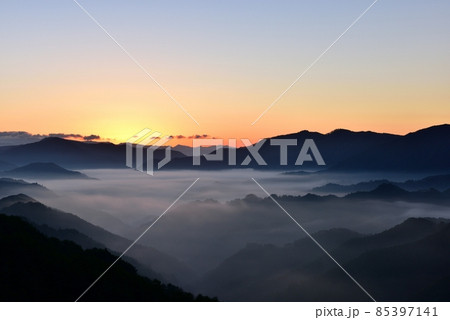 野迫川村の雲海 85397141