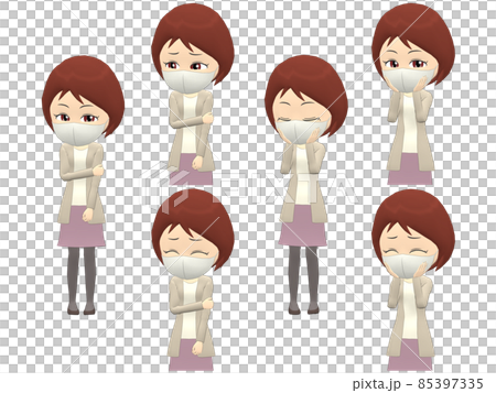[Shy A] Female cardigan Bob front 85397335