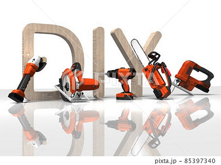 DIY　工具　大工道具　リフォーム　修理　リノベーション　日曜大工(3DCGイメージ) 85397340