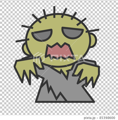 死体が蘇って人を襲うゾンビのイラスト 85398600