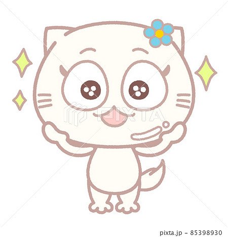 スキンケアできれいになったネコ　美肌 85398930