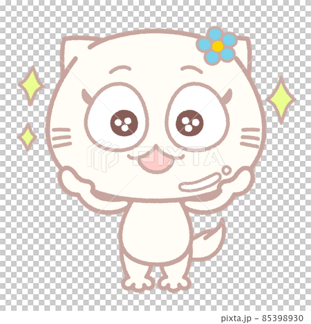 スキンケアできれいになったネコ　美肌 85398930