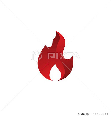 Fire logo template vector icon Fire logo template vector icon 85399033