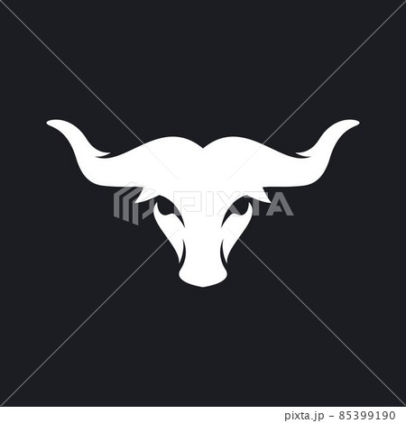 Bull head logo vector icon Bull head logo vector icon 85399190