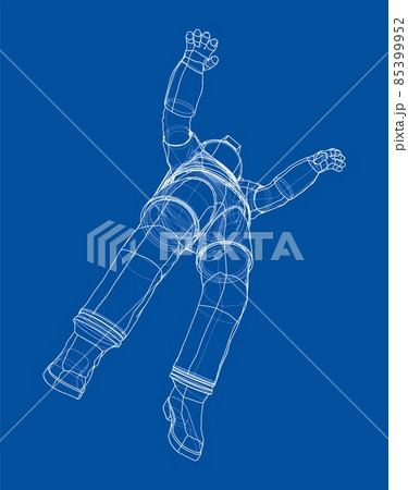 Astronaut concept. 3d illustration 85399952