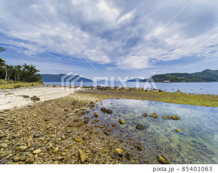 長崎県 福江島から眺める海と島々/ Fukue Island, Goto, Japan 85401063