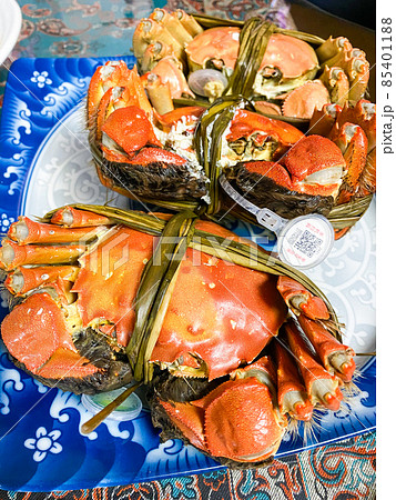 上海の秋の味覚・上海蟹 85401188