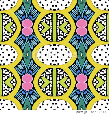 Beautiful abstract geometric seamless pattern Beautiful abstract geometric seamless pattern 85402843