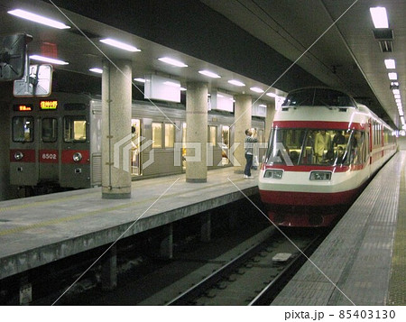 長野電鉄長野駅 特急1000系＆8500系 85403130