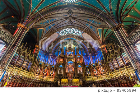 Notre Dame basilica, Montreal, Quebec, Canada Notre Dame basilica, Montreal, Quebec, Canada 85405994