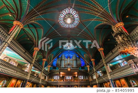 Notre Dame basilica, Montreal, Quebec, Canada Notre Dame basilica, Montreal, Quebec, Canada 85405995