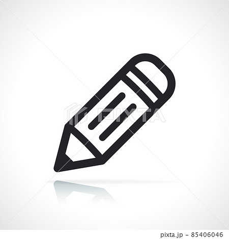 pencil thin line icon isolated 85406046