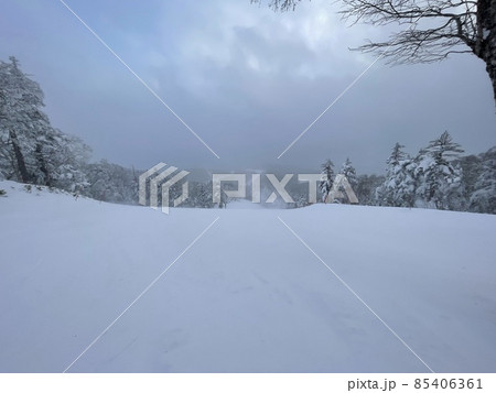 2021年12月の福島県のグランデ子スノーリゾート 2021年12月の福島県のグランデ子スノーリゾート 85406361