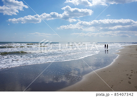 九十九里浜／中里海岸（千葉県長生郡白子町） 85407342