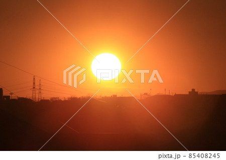 元旦:初夕焼け1 元旦:初夕焼け1 85408245