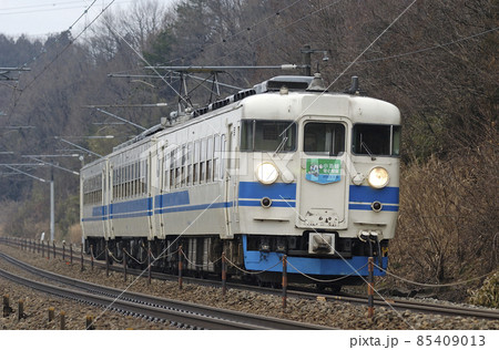 北陸本線　津幡－倶利伽羅　JR西日本　475系　A10編成（金沢） 85409013