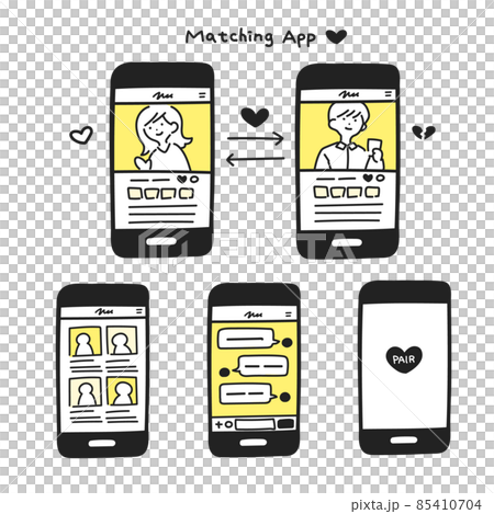 為匹配的應用程序設置的圖標 85410704