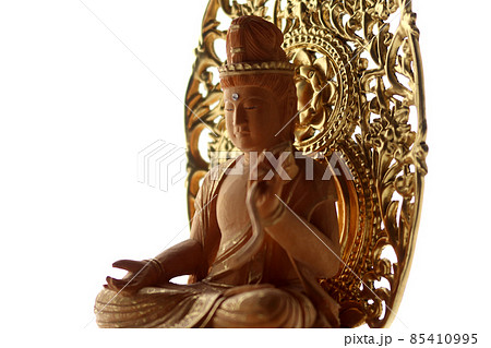 観音菩薩像左向き2 85410995