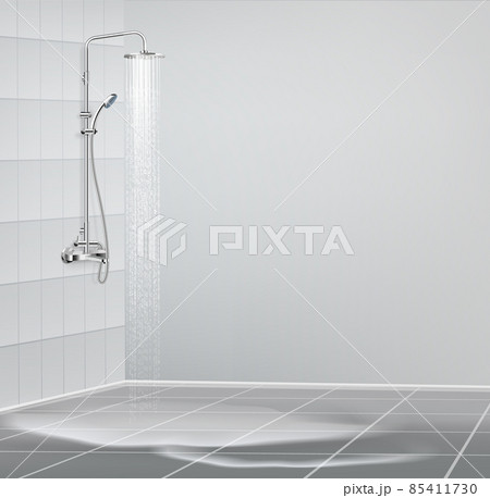 Modern Shower System Composition Modern Shower System Composition 85411730