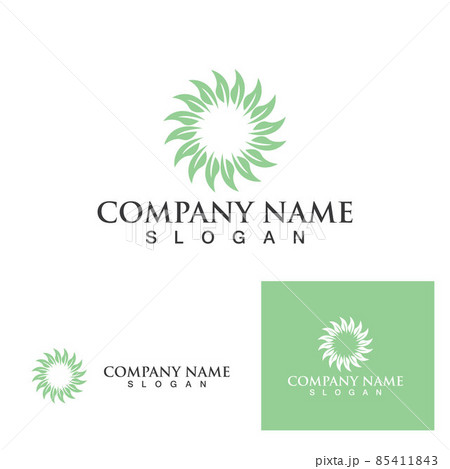 logos of green leaf ecology nature element vector logos of green leaf ecology nature element vector 85411843