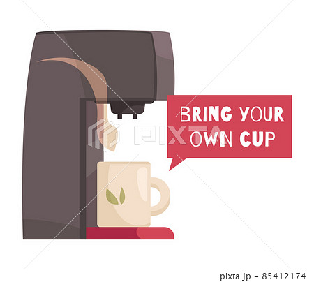 Coffee Machine Cup Composition Coffee Machine Cup Composition 85412174