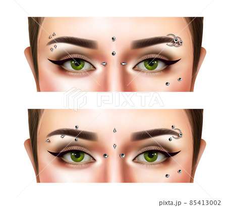 Realistic Piercing Banners 85413002