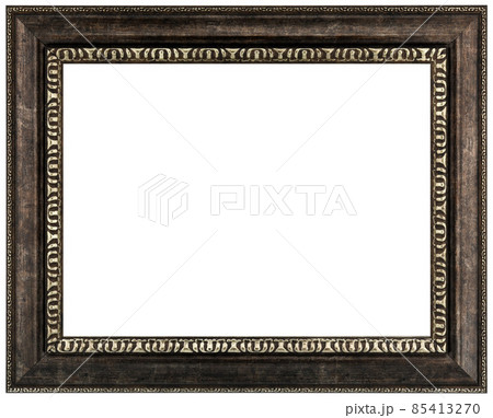 Old Vintage classic Golden Wooden mockup canvas frame Old Vintage classic Golden Wooden mockup canvas frame 85413270