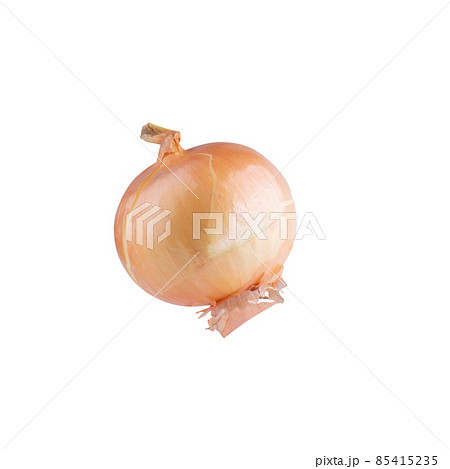 Fresh onion bulbs isolated on white background. Fresh onion bulbs isolated on white background. 85415235
