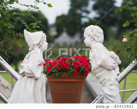 【前橋市】ばら園　愛をつなぐアーチ 85415931