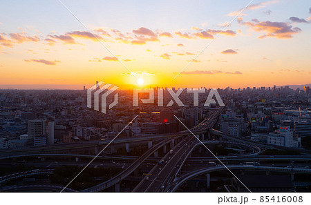 大阪風景 サンセット 大阪風景 サンセット 85416008