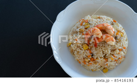 海老ピラフ 海老ピラフ 85416193