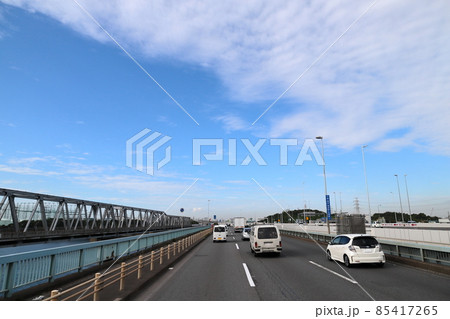 都市風景 国道357号市川大橋 都市風景 国道357号市川大橋 85417265