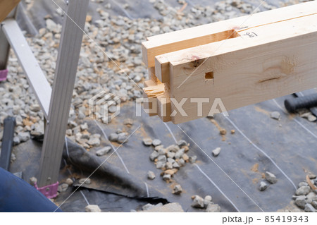 柱の仕口 85419343