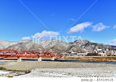 太郎山、東太郎山方面を望む(長野県上田市)【2022.1】 85419419