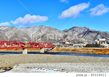 太郎山、東太郎山方面を望む(長野県上田市)【2022.1】 85419421