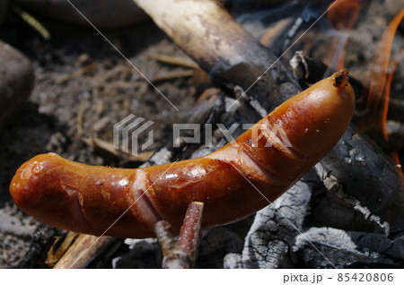 bbq grilled sausage 85420806